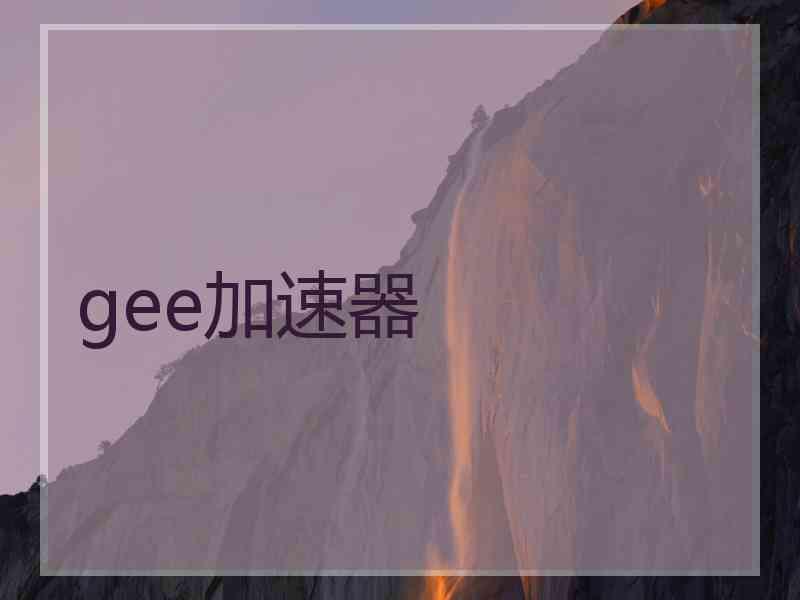 gee加速器