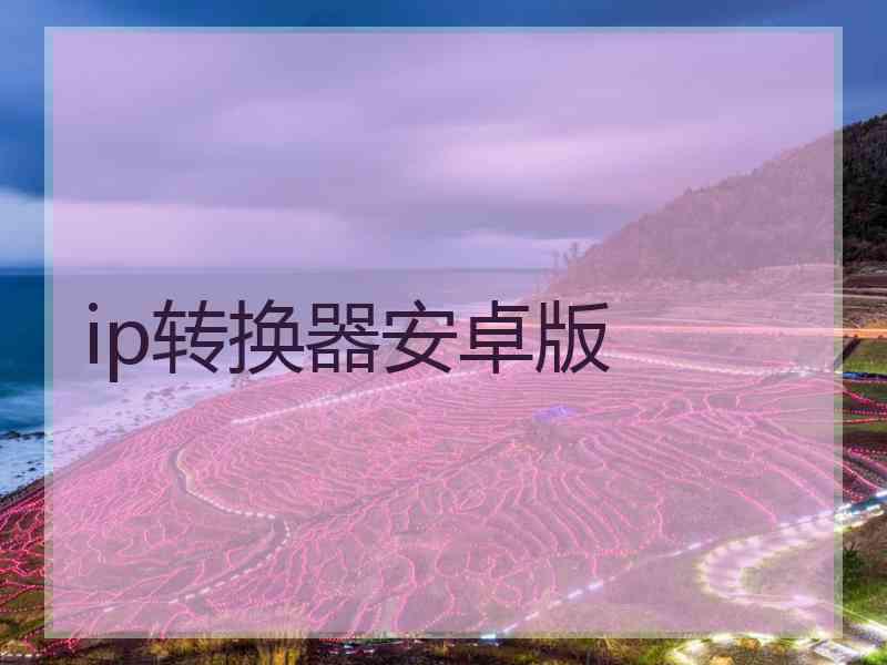 ip转换器安卓版