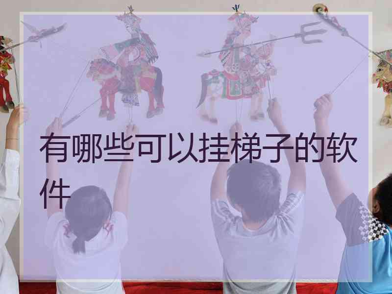 有哪些可以挂梯子的软件