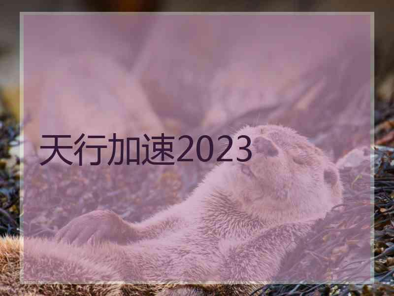 天行加速2023