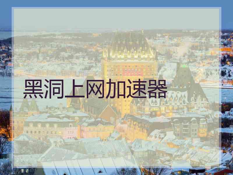 黑洞上网加速器