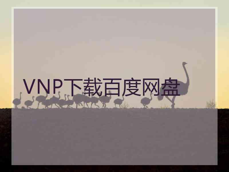 VNP下载百度网盘