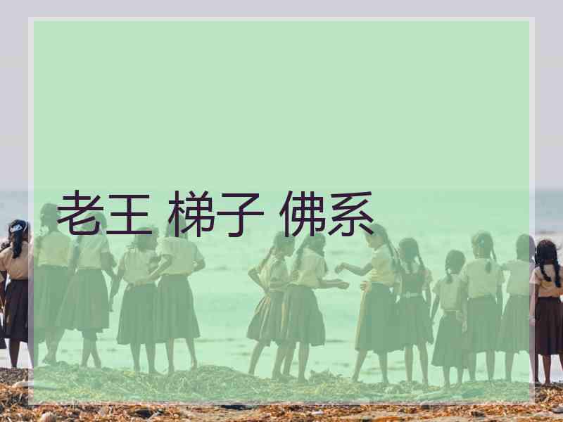 老王 梯子 佛系
