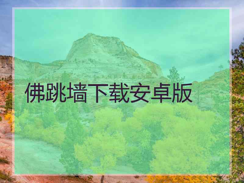 佛跳墙下载安卓版