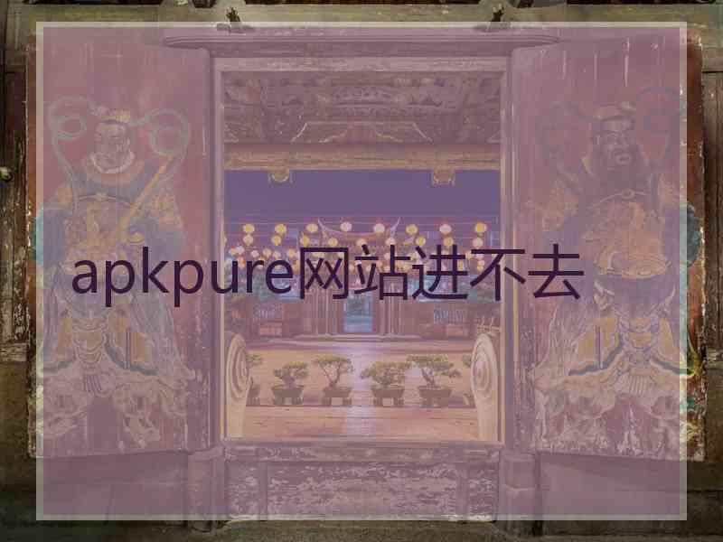 apkpure网站进不去