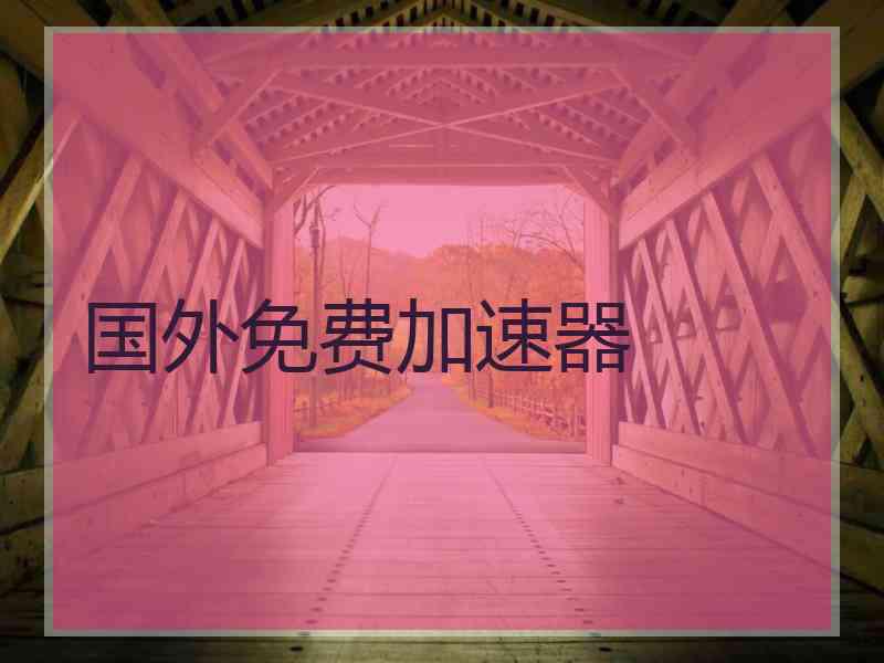 国外免费加速器