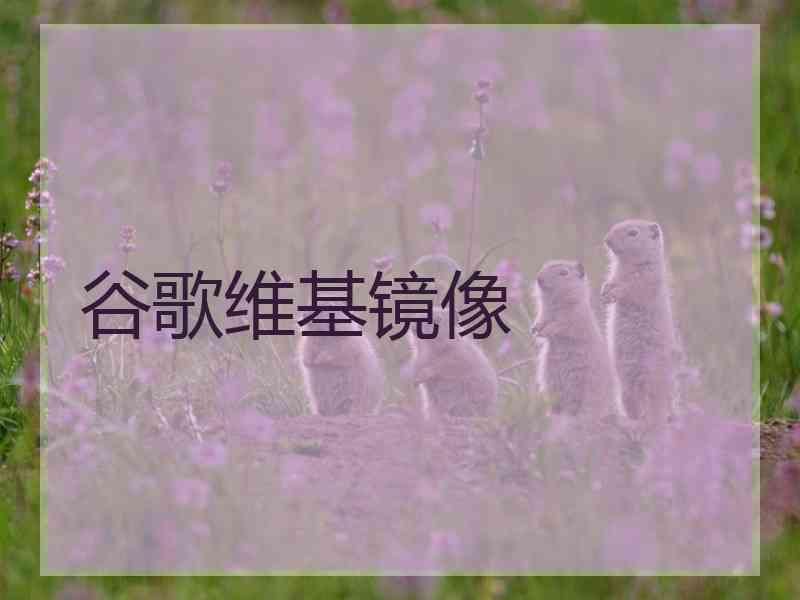 谷歌维基镜像