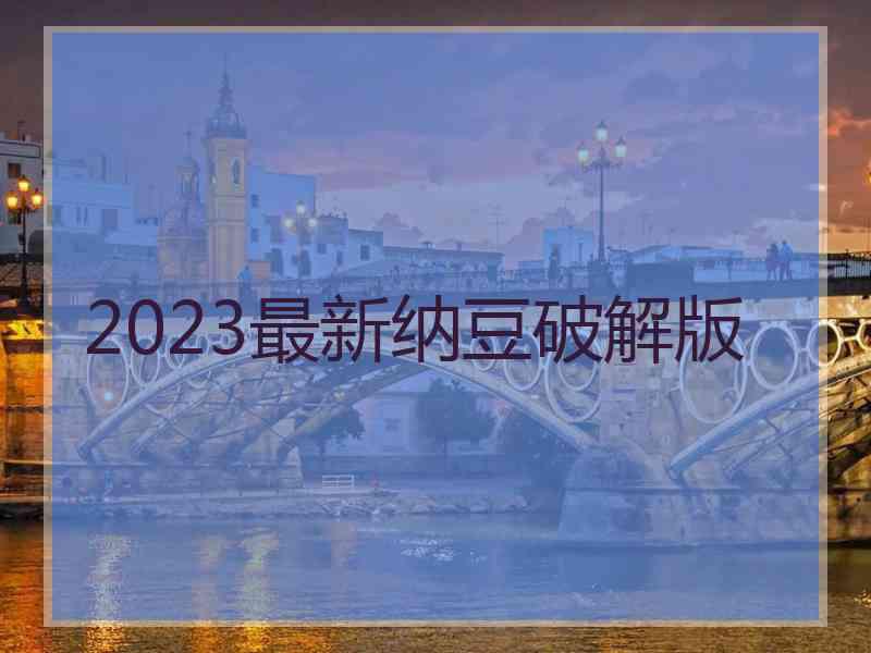 2023最新纳豆破解版