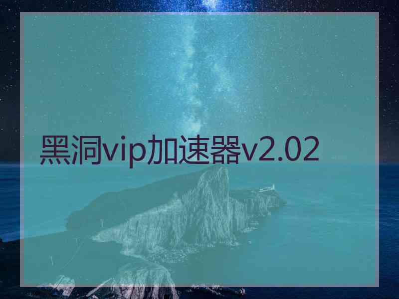 黑洞vip加速器v2.02