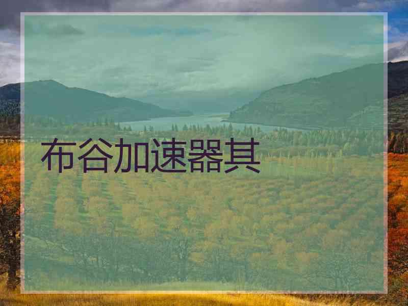 布谷加速器其