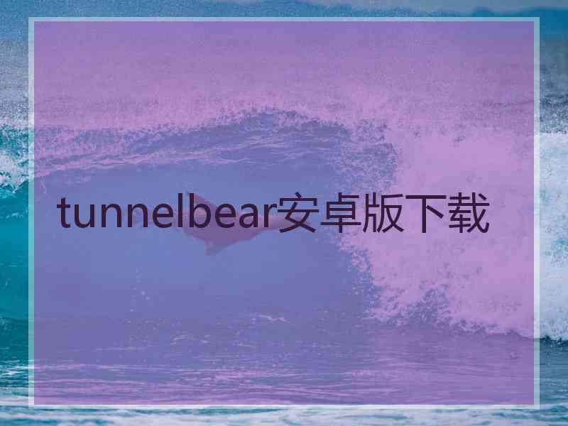tunnelbear安卓版下载