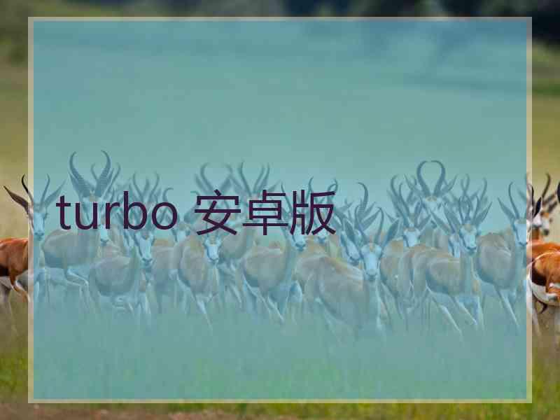 turbo 安卓版