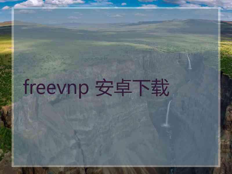 freevnp 安卓下载