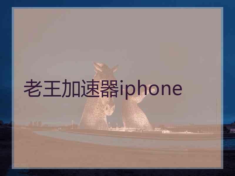 老王加速器iphone