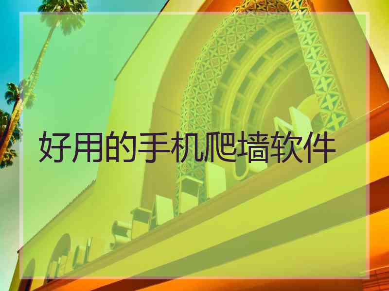 好用的手机爬墙软件