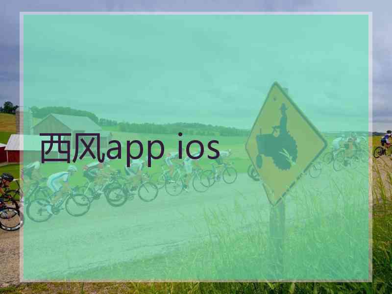 西风app ios