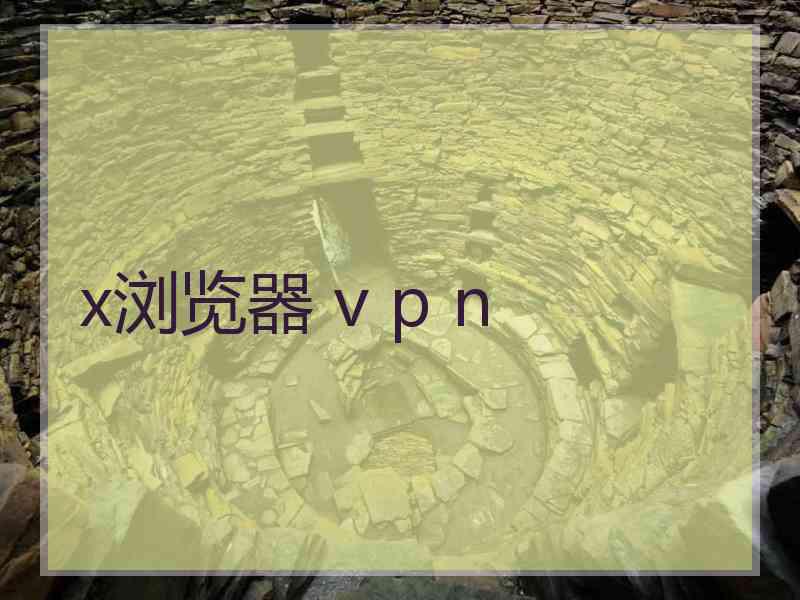 x浏览器 v p n