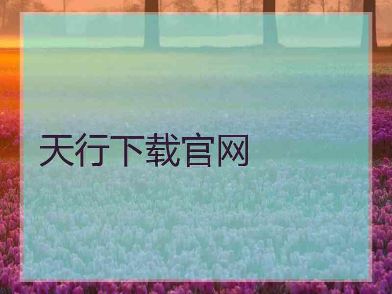 天行下载官网