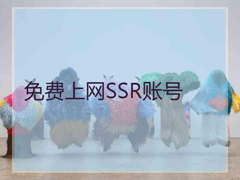 免费上网SSR账号