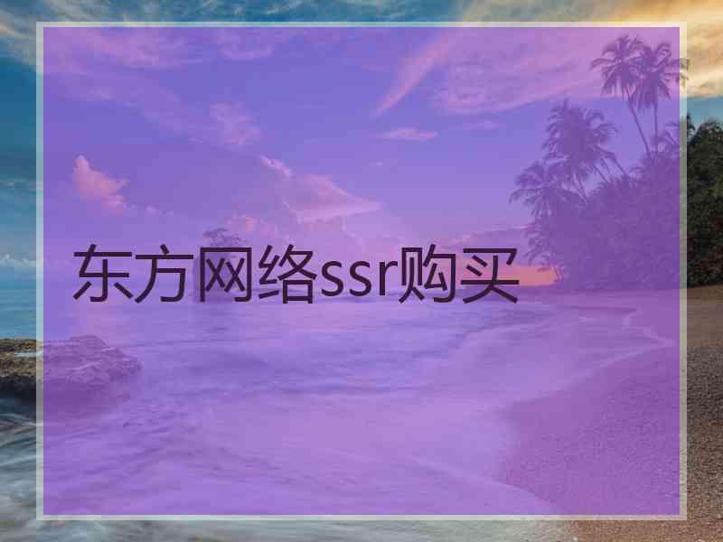 东方网络ssr购买
