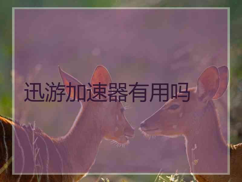 迅游加速器有用吗