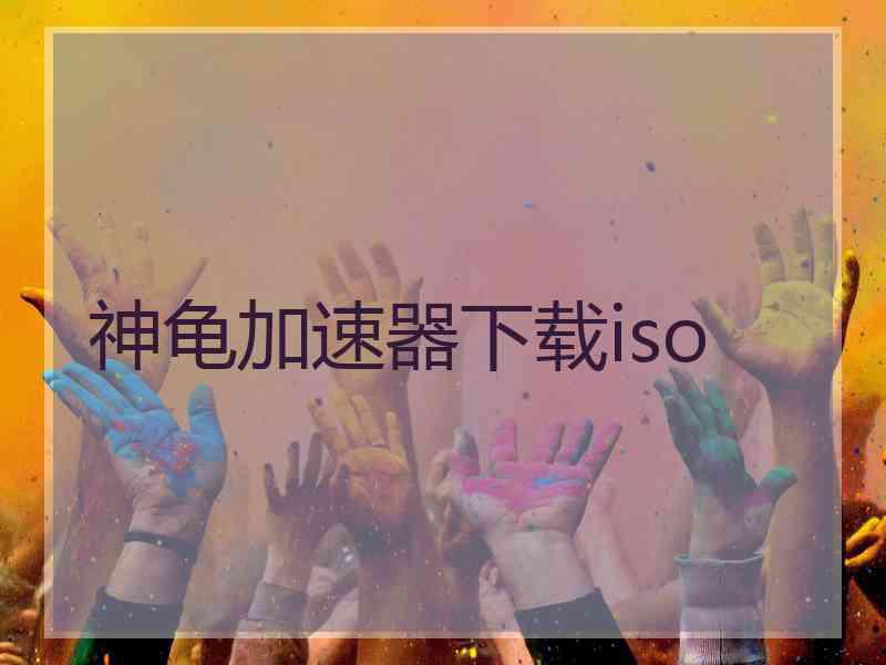 神龟加速器下载iso