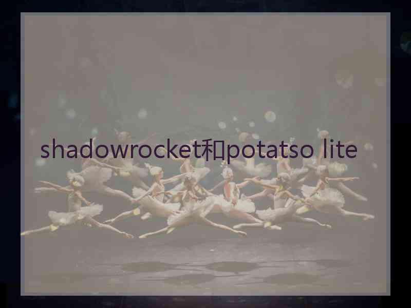 shadowrocket和potatso lite