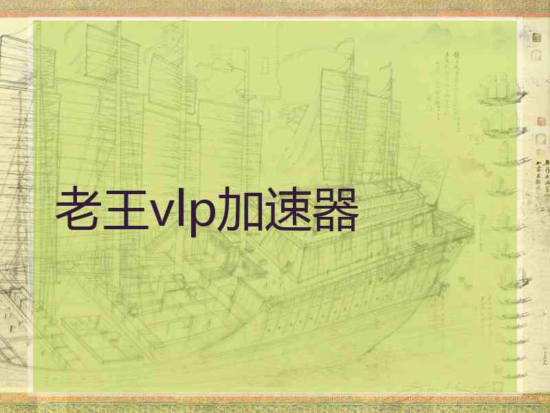 老王vlp加速器