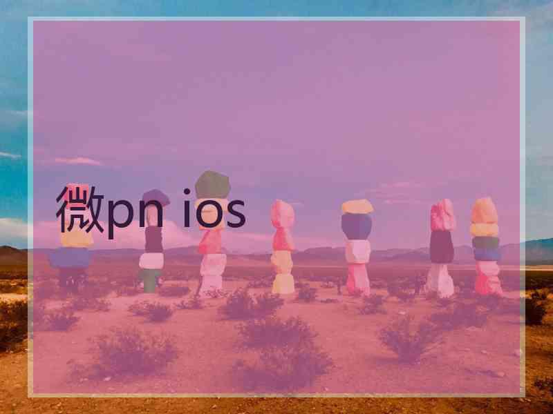 微pn ios