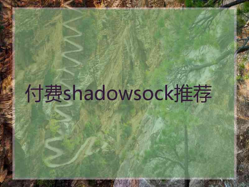 付费shadowsock推荐