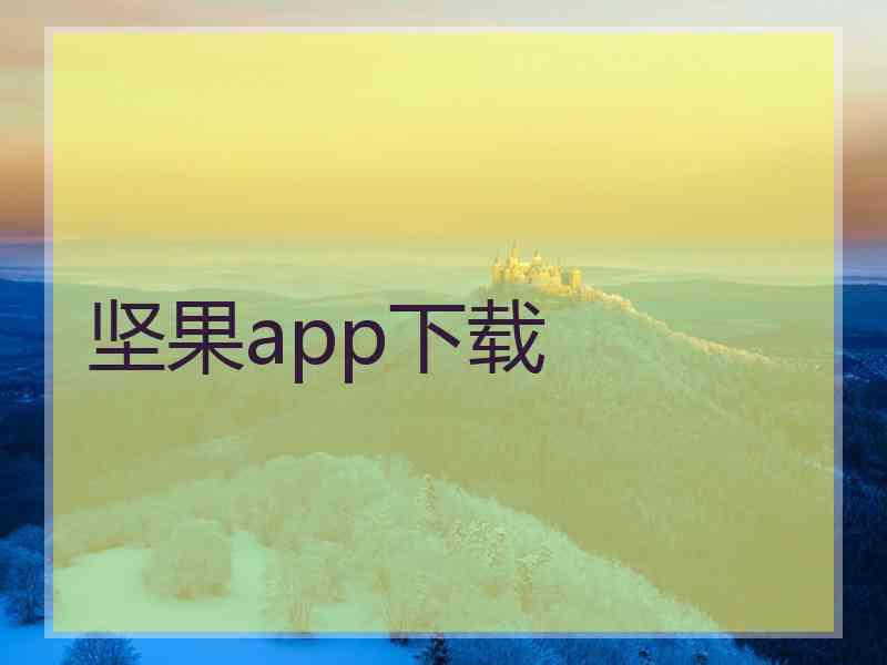 坚果app下载