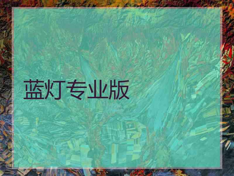 蓝灯专业版