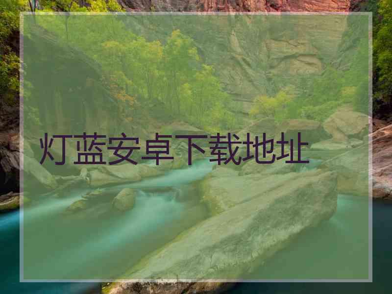 灯蓝安卓下载地址