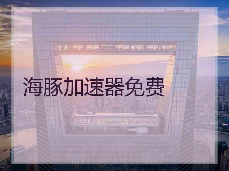 海豚加速器免费