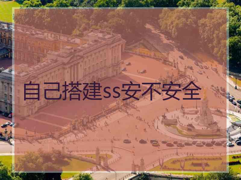 自己搭建ss安不安全