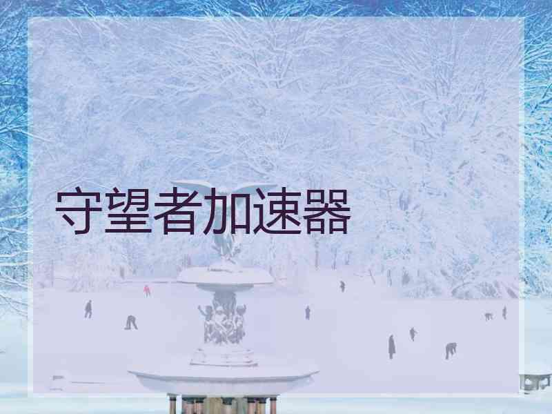 守望者加速器