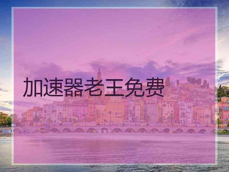 加速器老王免费
