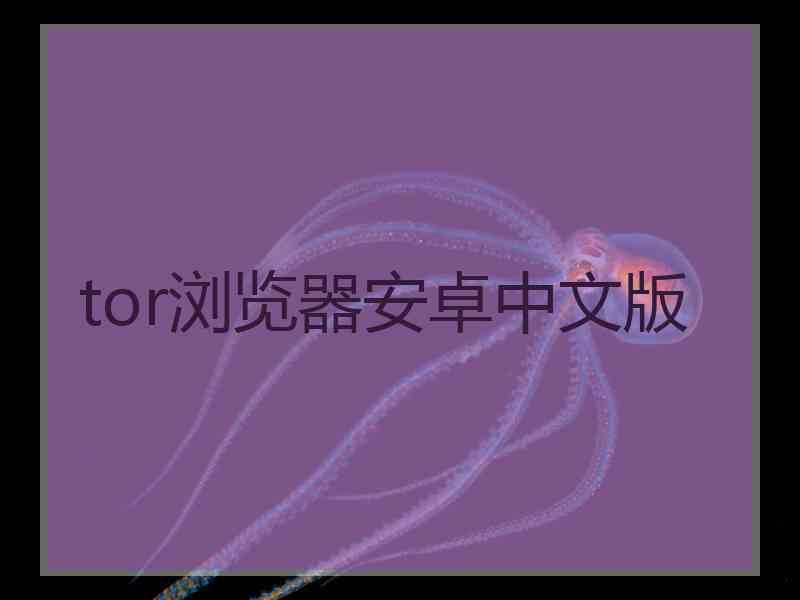tor浏览器安卓中文版