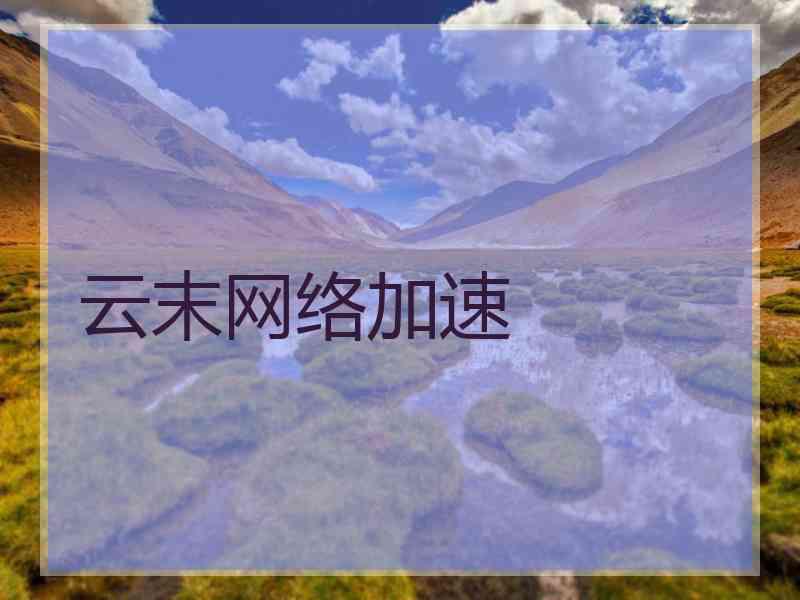 云末网络加速