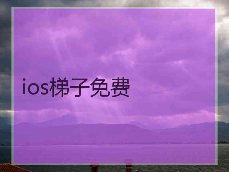 ios梯子免费