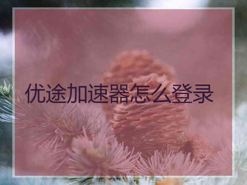 优途加速器怎么登录